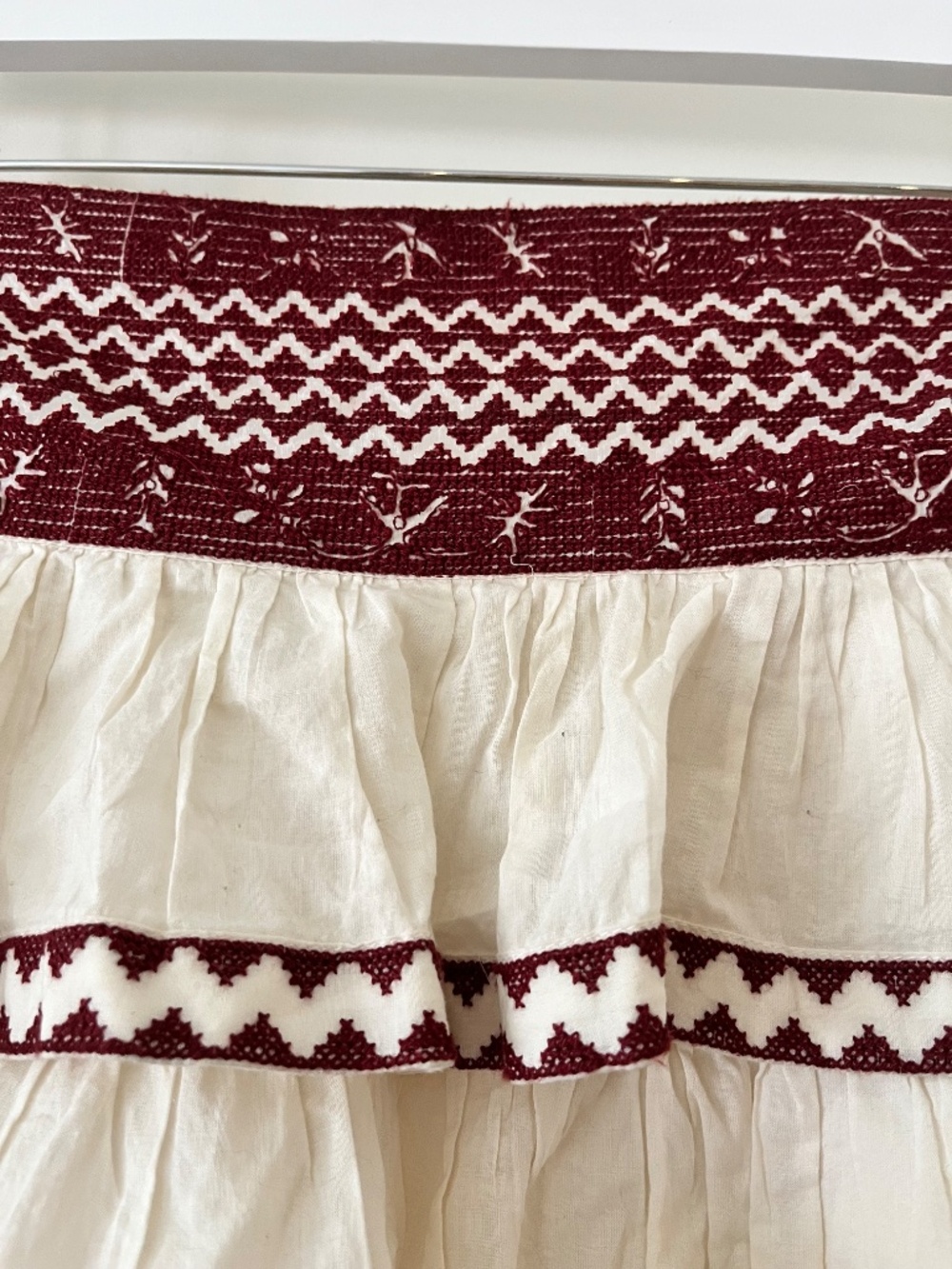 Embroidered Cotton Mini Skort - Picture 2 of 7